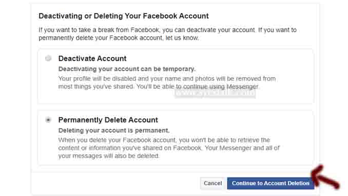 फेसबुक अकाउंट को डिलीट कैसे करे ? How To Delete Facebook Account